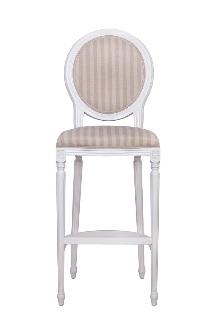 Стул барный Kosco Strip Бежевый / Белый