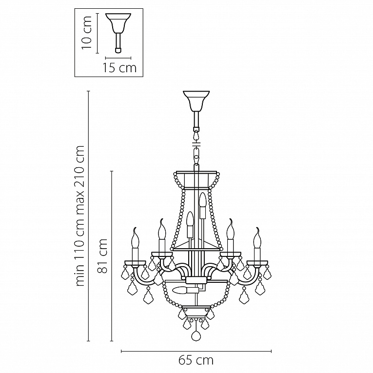 Подвесная люстра Lightstar Classic 700161