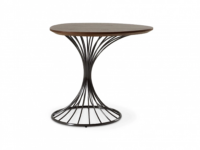 Столик журнальный OgogoHome Marty черный / орех 930830