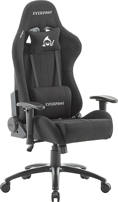 Геймерское кресло Everprof Ghost / Гост Ткань Черный
