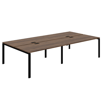 Рабочая станция Norden Сигма (м/к 60х30) 3200х1638х750 SG.259.DM.63.BL Дуб Модена / Черный