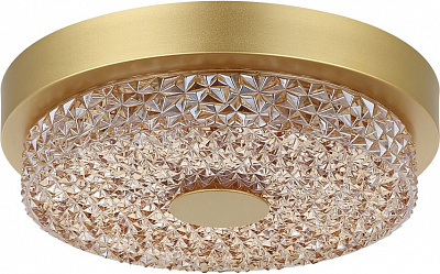 Светильник потолочный Stilfort Стат 2191/05/03C Золото / Янтарный