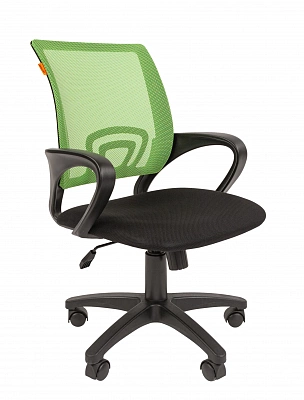 Кресло для персонала Chairman 696 Черный пластик (BLACK) ТВ (TW) зеленый