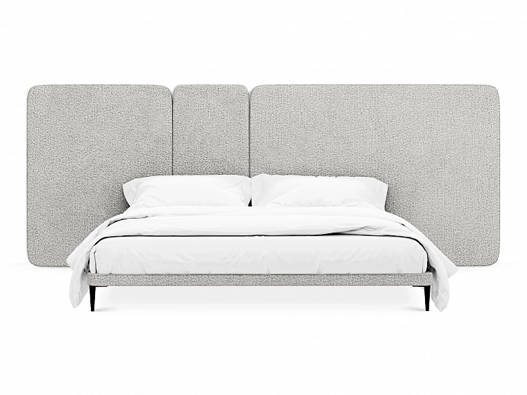 Кровать OgogoHome Licata 961640 светло-серый
