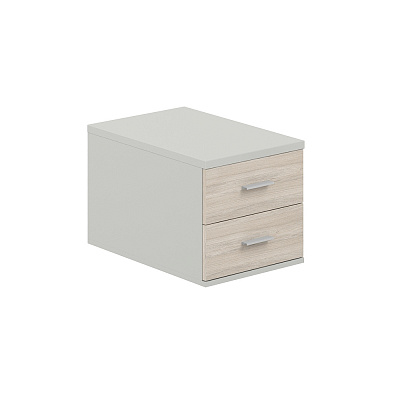 Подвесная тумба Norden Сигма с 2 ящ., 600, 400х446х342 SG.536.SH.OL Серый Бархат/Дуб светлый