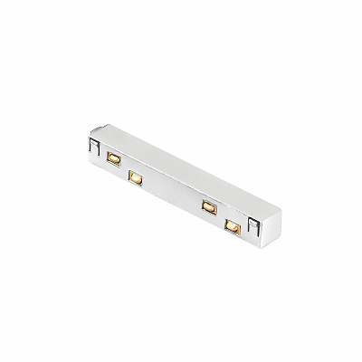 Электрический прямой I-соединитель 48V Lightstar Uno Pro 509106P белый